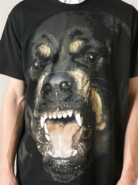 givenchy pitbull t shirt|black Givenchy shirt.